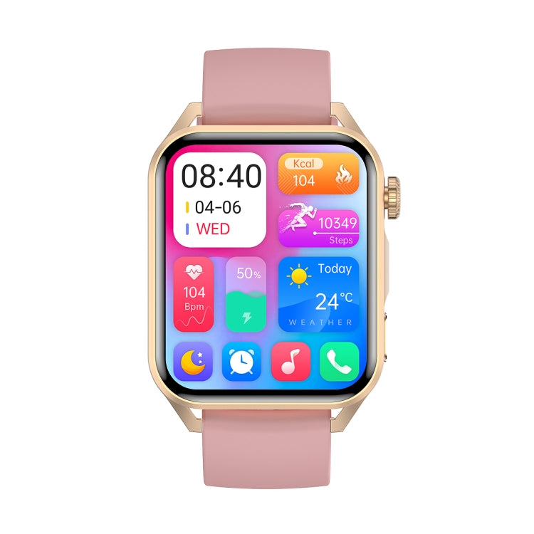 Ochstin 5HK28 1.78 inch Square Screen Silicone Strap Smart Watch Supports Bluetooth Call Function/Blood Oxygen Monitoring(Pink) - free shipping - PMC Jewellery - Order now!