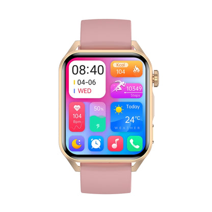 Ochstin 5HK28 1.78 inch Square Screen Silicone Strap Smart Watch Supports Bluetooth Call Function/Blood Oxygen Monitoring(Pink) - free shipping - PMC Jewellery - Order now!