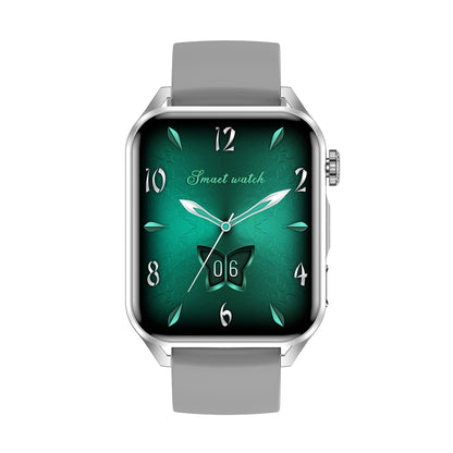 Ochstin 5HK28 1.78 inch Square Screen Silicone Strap Smart Watch Supports Bluetooth Call Function/Blood Oxygen Monitoring(Grey) - free shipping - PMC Jewellery - Order now!