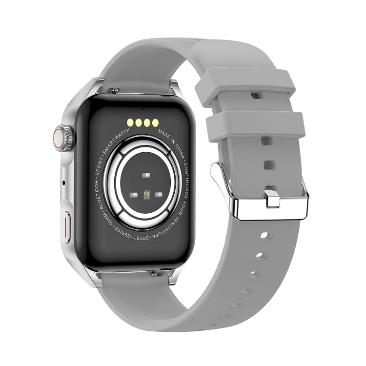 Ochstin 5HK28 1.78 inch Square Screen Silicone Strap Smart Watch Supports Bluetooth Call Function/Blood Oxygen Monitoring(Grey) - free shipping - PMC Jewellery - Order now!