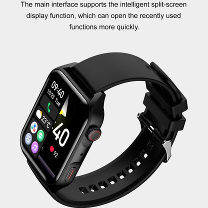 Ochstin 5HK28 1.78 inch Square Screen Silicone Strap Smart Watch Supports Bluetooth Call Function/Blood Oxygen Monitoring(Black) - free shipping - PMC Jewellery - Order now!