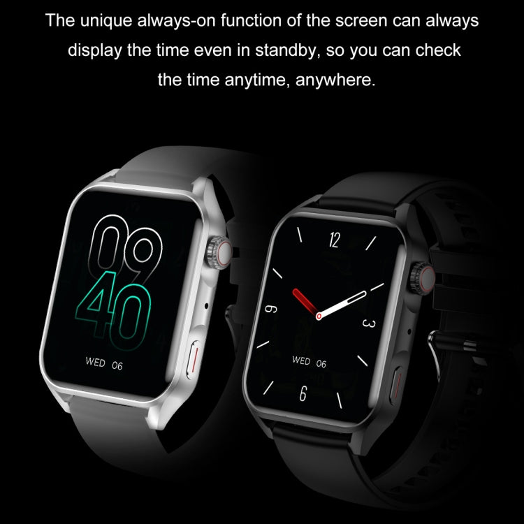 Ochstin 5HK28 1.78 inch Square Screen Silicone Strap Smart Watch Supports Bluetooth Call Function/Blood Oxygen Monitoring(Black) - free shipping - PMC Jewellery - Order now!