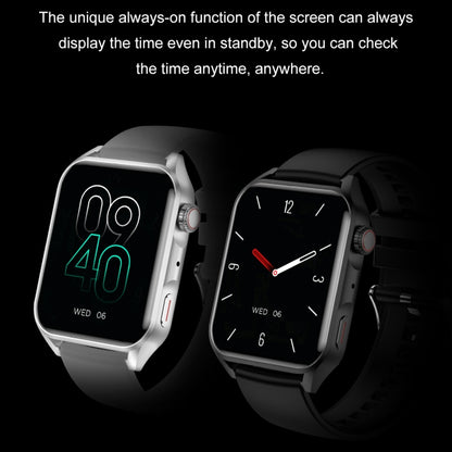 Ochstin 5HK28 1.78 inch Square Screen Silicone Strap Smart Watch Supports Bluetooth Call Function/Blood Oxygen Monitoring(Black) - free shipping - PMC Jewellery - Order now!
