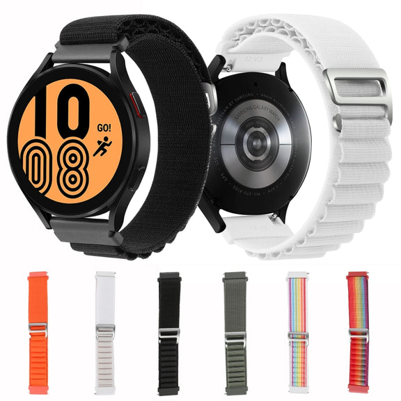 20mm Universal Nylon Loop Watch Band(Black)