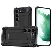 For Samsung Galaxy S23+ 5G Magic Armor TPU Hard PC Phone Case(Black)