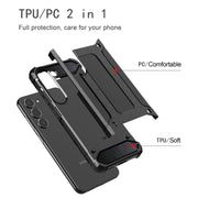 For Samsung Galaxy S23+ 5G Magic Armor TPU Hard PC Phone Case(Black)
