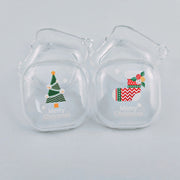 For Samsung Galaxy Buds Live Christmas Transparent TPU Earphone Case(Santa Claus)