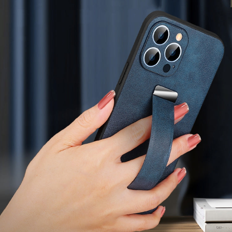 For iPhone 14 Plus SULADA Cool Series PC + Leather Texture Skin Feel Phone Case(Blue) - iPhone 14 Plus Cases by SULADA | Online Shopping South Africa | PMC TechLife | Buy Now Pay Later Mobicred