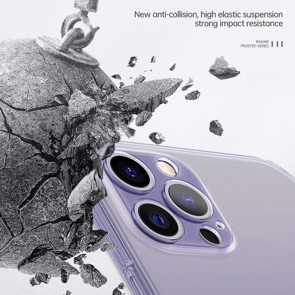 For iPhone 14 Plus SULADA Frosted Series Shockproof TPU Protective Case(Transparent)