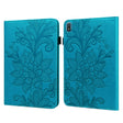 For Nokia T20 10.4 2021 Lace Flower Embossing Pattern Leather Tablet Case(Blue) - free shipping - PMC TechLife - Order now!