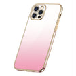 For iPhone 14 Pro Max SULADA Iridescence Series Plating Transparent Gradient Phone Case(Pink) - iPhone 14 Pro Max Cases by SULADA | Online Shopping South Africa | PMC TechLife | Buy Now Pay Later Mobicred