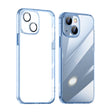 For iPhone 14 Plus SULADA Crystal Steel Series TPU Transparent Phone Case(Blue) - iPhone 14 Plus Cases by SULADA | Online Shopping South Africa | PMC TechLife | Buy Now Pay Later Mobicred
