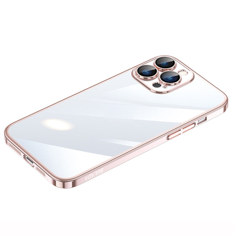 For iPhone 14 Pro SULADA Hard PC Shockproof Phone Case(Pink) - iPhone 14 Pro Cases by SULADA | Online Shopping South Africa | PMC TechLife | Buy Now Pay Later Mobicred