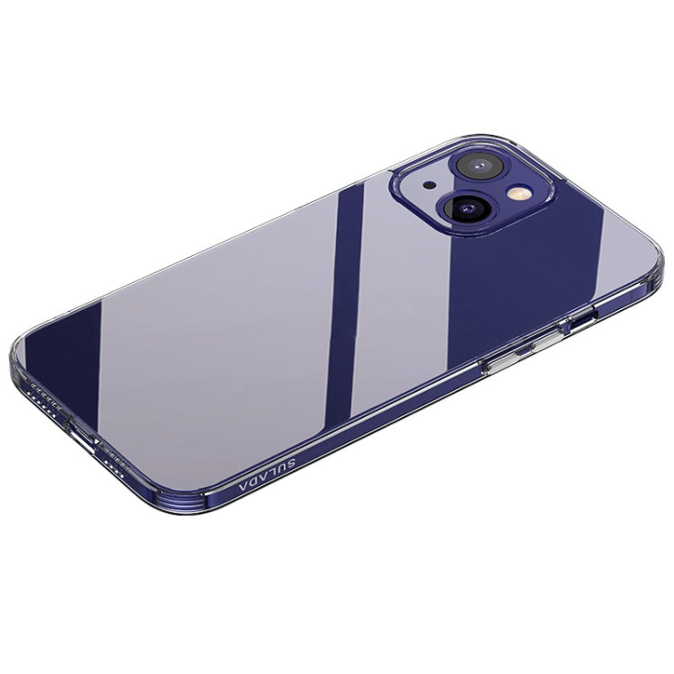For iPhone 14 Plus SULADA Frosted Series Shockproof Transparent TPU Phone Case(Purple) - iPhone 14 Plus Cases by SULADA | Online Shopping South Africa | PMC TechLife