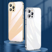 For iPhone 14 Plus SULADA Frosted Series Shockproof Transparent TPU Phone Case(White)