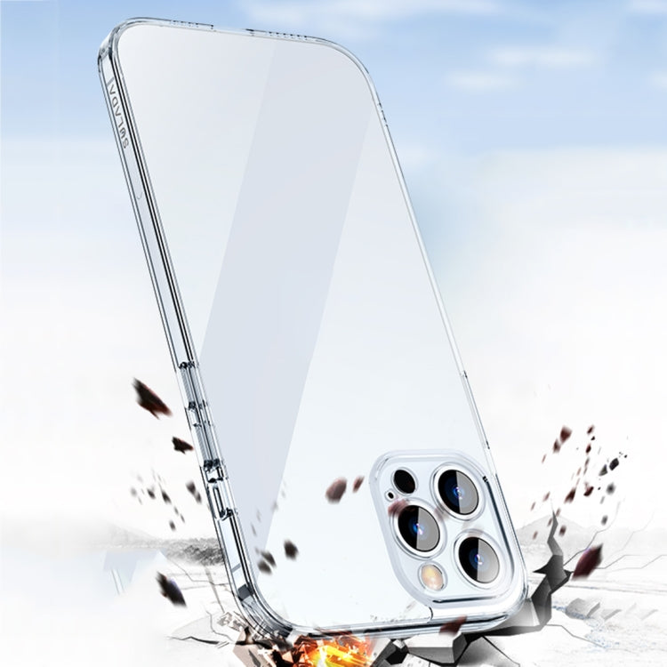 For iPhone 14 Plus SULADA Frosted Series Shockproof Transparent TPU Phone Case(Black)