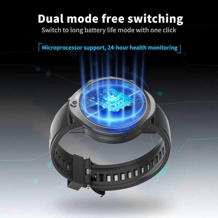 Rogbid Brave 2 1.45 inch TFT Screen Android 9.0 LTE 4G Smart Watch, Support Face Recognition(Grey) - free shipping - PMC Jewellery - Order now!