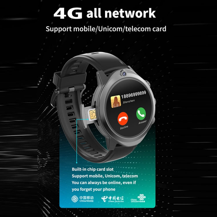 Rogbid Brave 2 1.45 inch TFT Screen Android 9.0 LTE 4G Smart Watch, Support Face Recognition(Grey) - free shipping - PMC Jewellery - Order now!