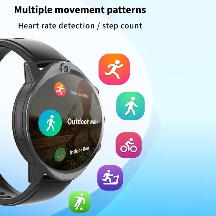 Rogbid Brave 2 1.45 inch TFT Screen Android 9.0 LTE 4G Smart Watch, Support Face Recognition(Grey) - free shipping - PMC TechLife - Order now!