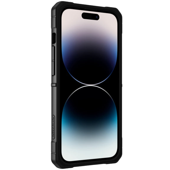 For iPhone 14 Pro NILLKIN Sliding Camera Cover Design TPU + PC Phone Case(Blue)