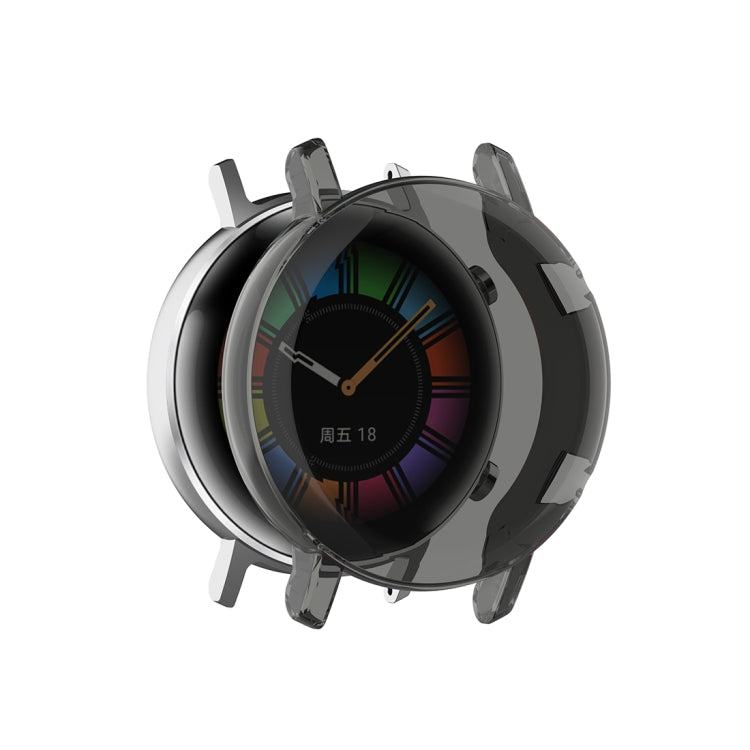 For Huawei Watch GT2 42mm Full Coverage Watch Protective Case with Screen(Transparent Black) - Watch Cases by Huawei | Online Shopping South Africa | PMC TechLife | Buy Now Pay Later Mobicred