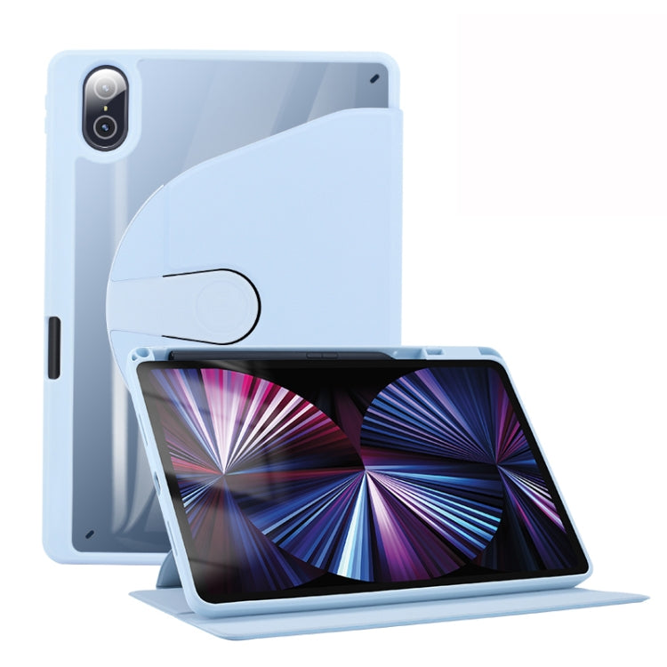For Honor Pad 8 12 inch 2022 Acrylic 360 Degree Rotation Holder Tablet Leather Case(White Ice) - Honor by PMC TechLife | Online Shopping South Africa | PMC TechLife