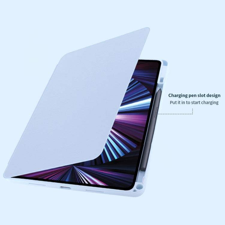 For Honor Pad 8 12 inch 2022 Acrylic 360 Degree Rotation Holder Tablet Leather Case(White Ice) - Honor by PMC TechLife | Online Shopping South Africa | PMC TechLife