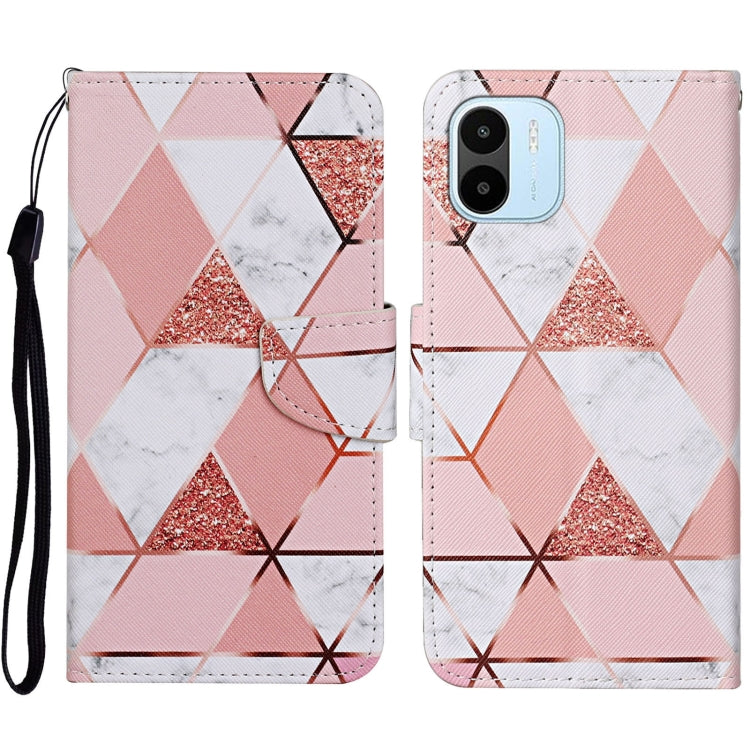 For Xiaomi Redmi A1 Colored Drawing Pattern Leather Phone Case(Marble) - free shipping - PMC TechLife - Order now!