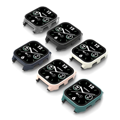 Compatible with Garmin Venu Sq2 PC + 9H Tempered Glass Integrated Protective Watch Case(Ink Blue) - free shipping - PMC Jewellery - Order now!