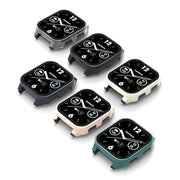 Compatible with Garmin Venu Sq2 PC + 9H Tempered Glass Integrated Protective Watch Case(Black)