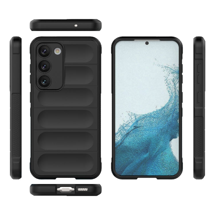 For Samsung Galaxy S23 5G Magic Shield TPU + Flannel Phone Case(Grey) - Galaxy S23 5G Cases by PMC TechLife | Online Shopping South Africa | PMC TechLife | Buy Now Pay Later Mobicred