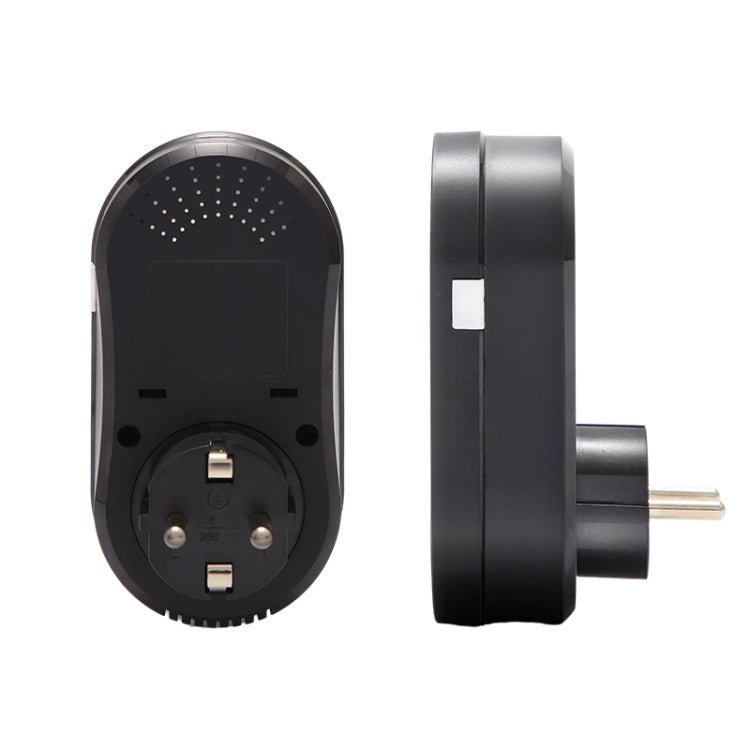 BHT12-E Plug-in LED Thermostat Without WiFi, EU Plug(Black) - Thermostat & Thermometer by PMC TechLife | Online Shopping South Africa | PMC TechLife