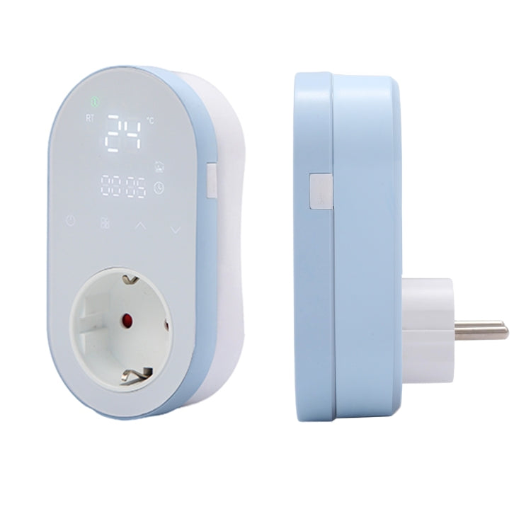 BHT12-EW Plug-in LED Thermostat With WiFi, EU Plug(Blue) - Thermostat & Thermometer by PMC TechLife | Online Shopping South Africa | PMC TechLife | Buy Now Pay Later Mobicred