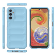 For Samsung Galaxy A14 5G Magic Shield TPU + Flannel Phone Case(Red)