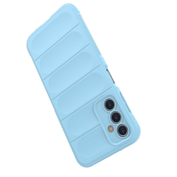 For Samsung Galaxy A14 5G Magic Shield TPU + Flannel Phone Case(Dark Green)