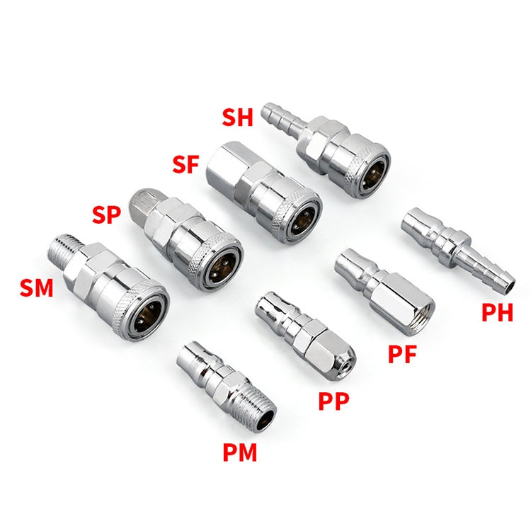 LAIZE PH-30 10pcs C-type Self-lock Air Tube Pneumatic Quick Fitting Connector - free shipping - PMC Jewellery - Order now!