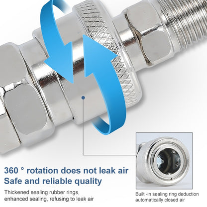 LAIZE PH-30 10pcs C-type Self-lock Air Tube Pneumatic Quick Fitting Connector - free shipping - PMC Jewellery - Order now!