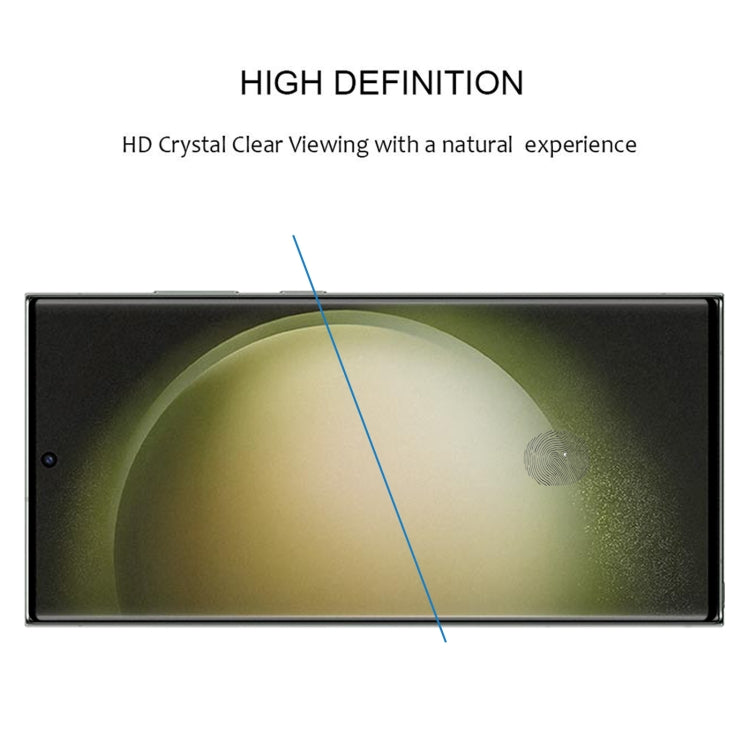For Samsung Galaxy S23 Ultra 5G 25pcs 3D Curved Edge Full Screen Edge Glue Tempered Glass Film
