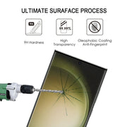 For Samsung Galaxy S23 Ultra 5G 25pcs 3D Curved Edge Full Screen Edge Glue Tempered Glass Film
