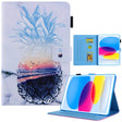 For iPad 2025 / 2022 Colored Drawing Leather Smart Tablet Case(Ocean Pineapple) - iPad 2025 / 2022 Cases by PMC TechLife | Online Shopping South Africa | PMC TechLife | Buy Now Pay Later Mobicred