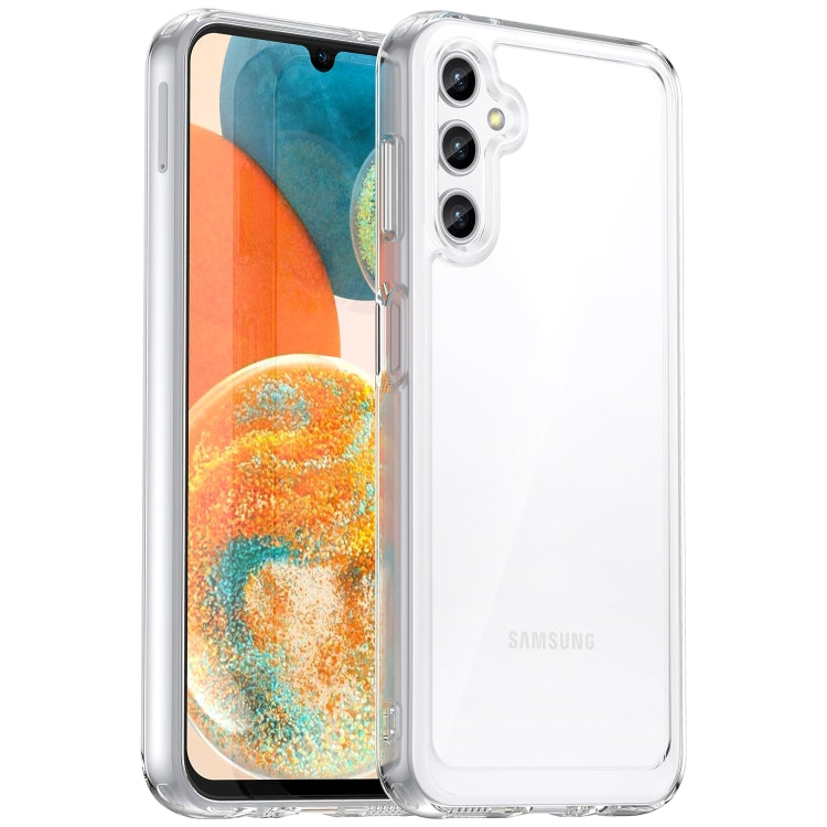 For Samsung Galaxy A14 5G Colorful Series Acrylic + TPU Phone Case(Transparent) - free shipping - PMC TechLife - Order now!