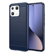 For Xiaomi 13 Brushed Texture Carbon Fiber TPU Phone Case(Blue) - free shipping - PMC TechLife - Order now!