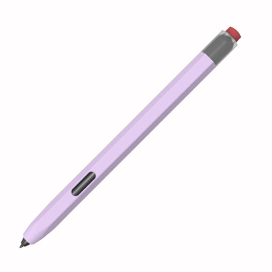 For Samsung Galaxy Tab S7 / S7+ / S8 / S8+ LOVE MEI Soft Silicone Stylus Pen Protective Case(Purple) - free shipping - PMC Jewellery - Order now!