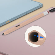 For Samsung Galaxy Tab S7 / S7+ / S8 / S8+ LOVE MEI Soft Silicone Stylus Pen Protective Case(Purple)