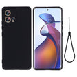 For Motorola Edge 30 Fusion / S30 Pro Pure Color Liquid Silicone Shockproof Phone Case(Black) - free shipping - PMC TechLife - Order now!
