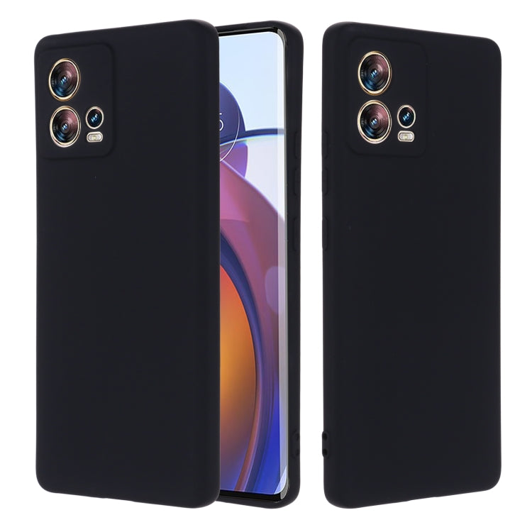For Motorola Edge 30 Fusion / S30 Pro Pure Color Liquid Silicone Shockproof Phone Case(Black) - free shipping - PMC TechLife - Order now!
