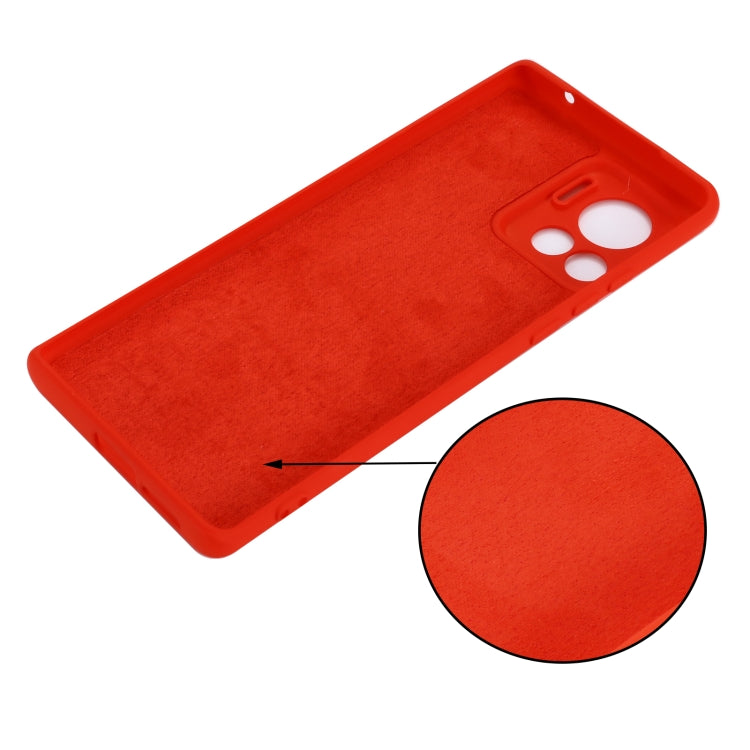 For Motorola Edge 30 Ultra / Moto X30 Pro Pure Color Liquid Silicone Shockproof Phone Case(Red) - free shipping - PMC TechLife - Order now!