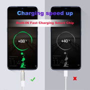 GE07 USB-C / Type-C Data Blocker Fast Charging Connector(Black)