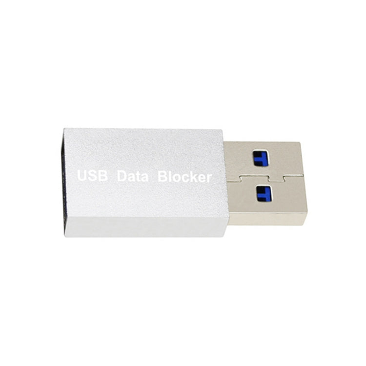 GEM02 USB Data Blocker Charging Connector(Silver) - Converter & Adapter by PMC TechLife | Online Shopping South Africa | PMC TechLife