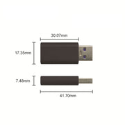 GE06 USB Data Blocker Fast Charging Connector(Red)